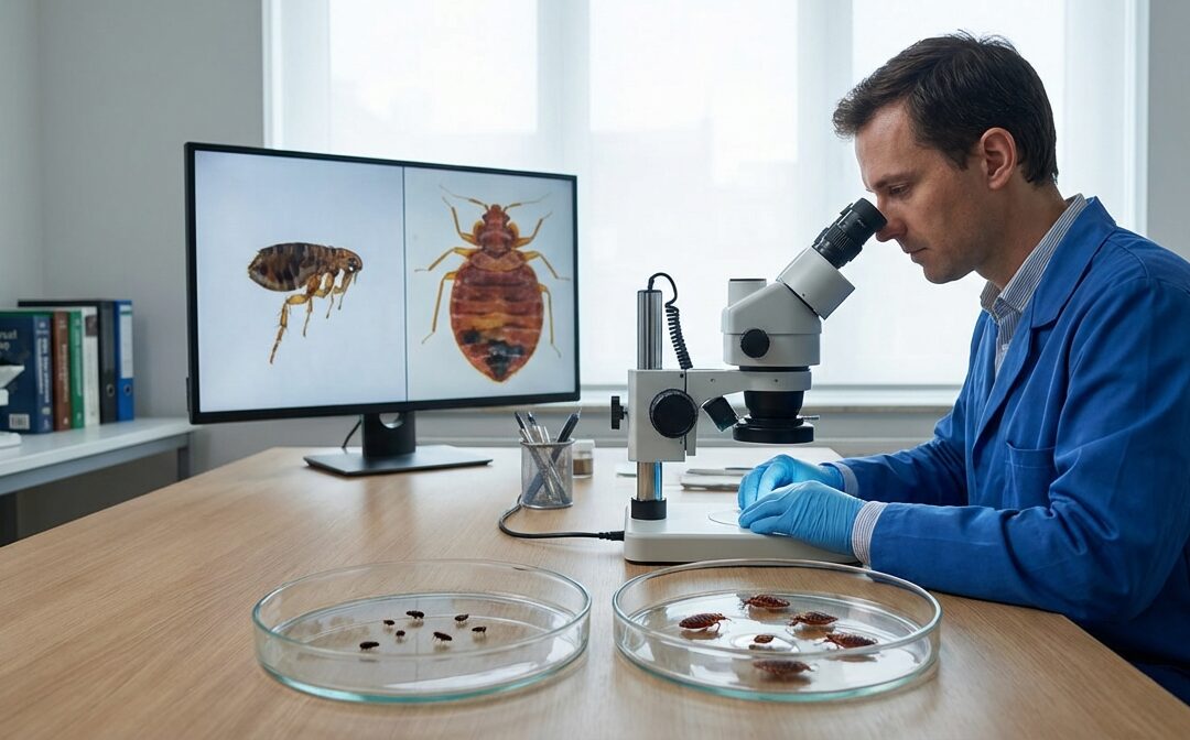 Bed fleas or bed bugs: differences and full diagnosis