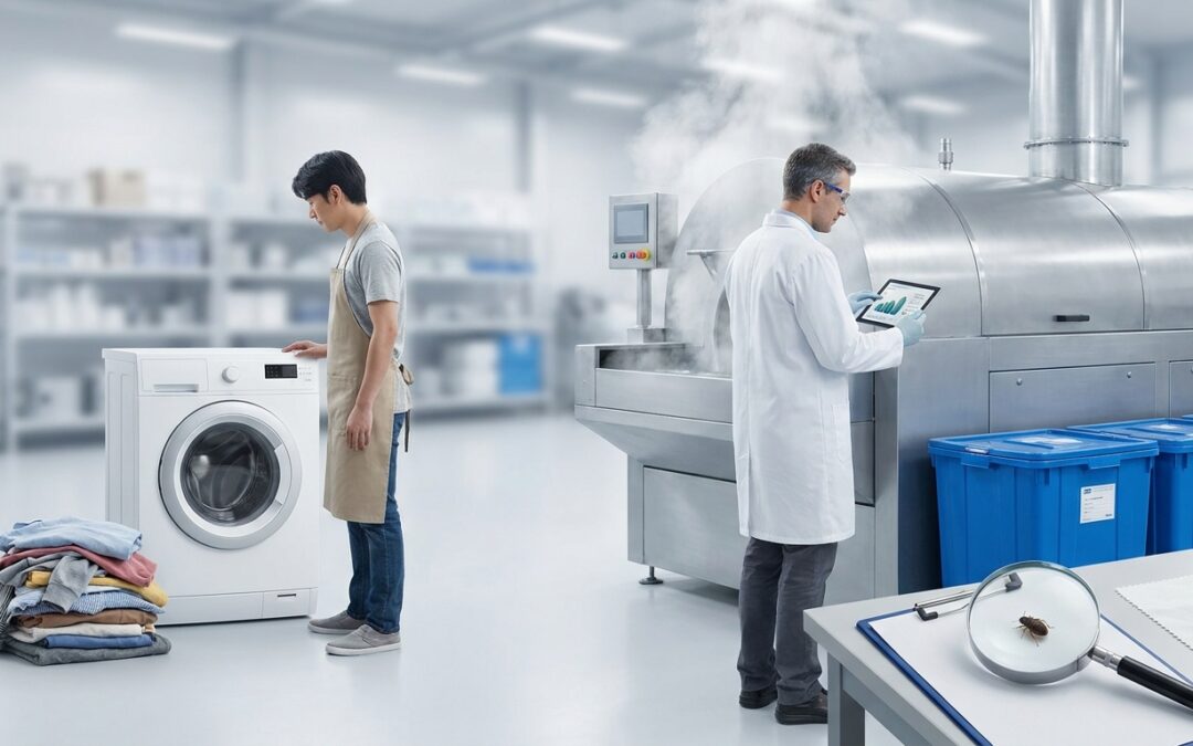 Industrial laundry protocol: Complete disinfection guide